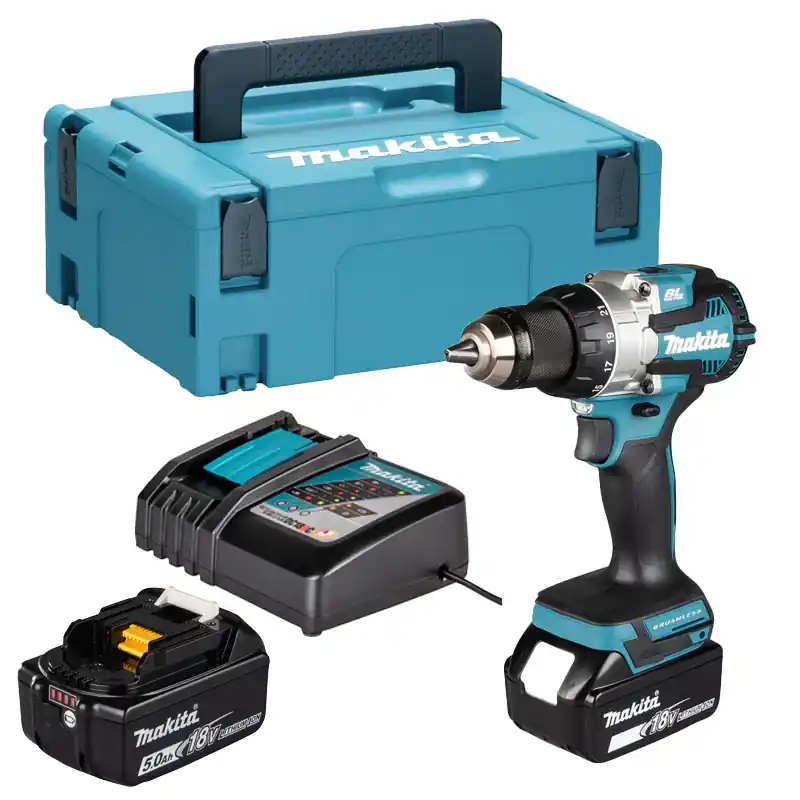 Réduction Perceuse visseuse LXT® MAKITA DDF489RTJ 18 V Li-Ion 70 Nm 5 Ah