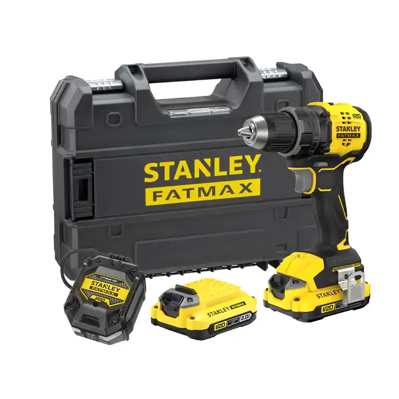 Perceuse Visseuse 50Nm - 18V - 24 Réglages De Couple - SFMCD714D2T-QW STANLEY FATMAX V20 Usine Directe