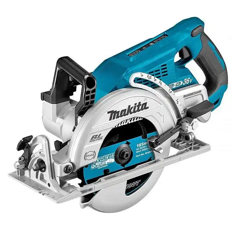 Scie circulaire MAKITA DRS780Z Ø 185mm à poignée arrière 36V (2x18V) Li-Ion (vendu sans batterie) Petit Prix