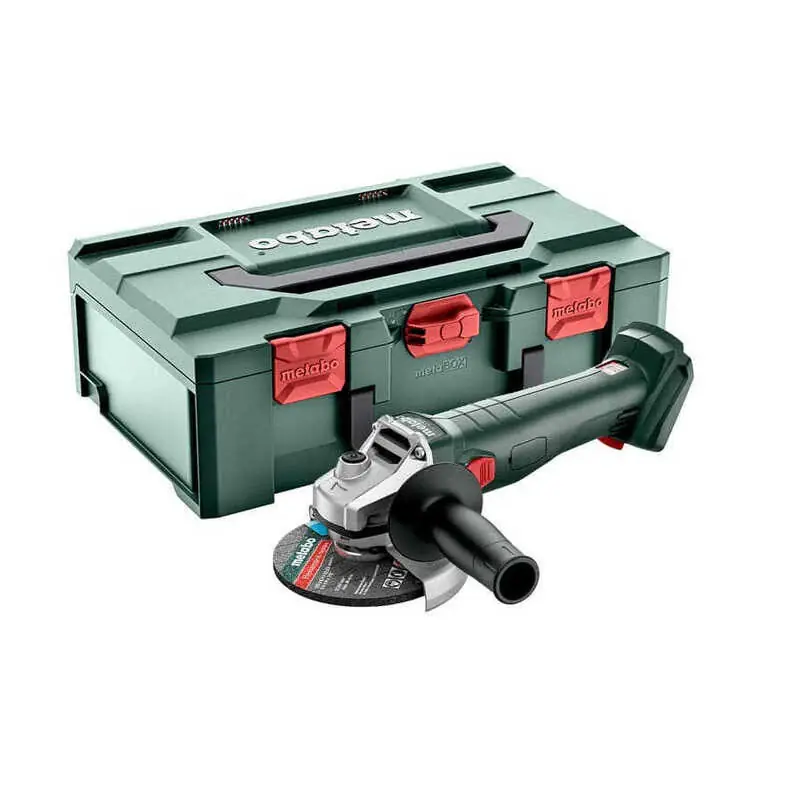 Meuleuse METABO Ø125 mm 18V W 18 L 9-125 Pick+Mix coffret metaBOX Commander Maintenant