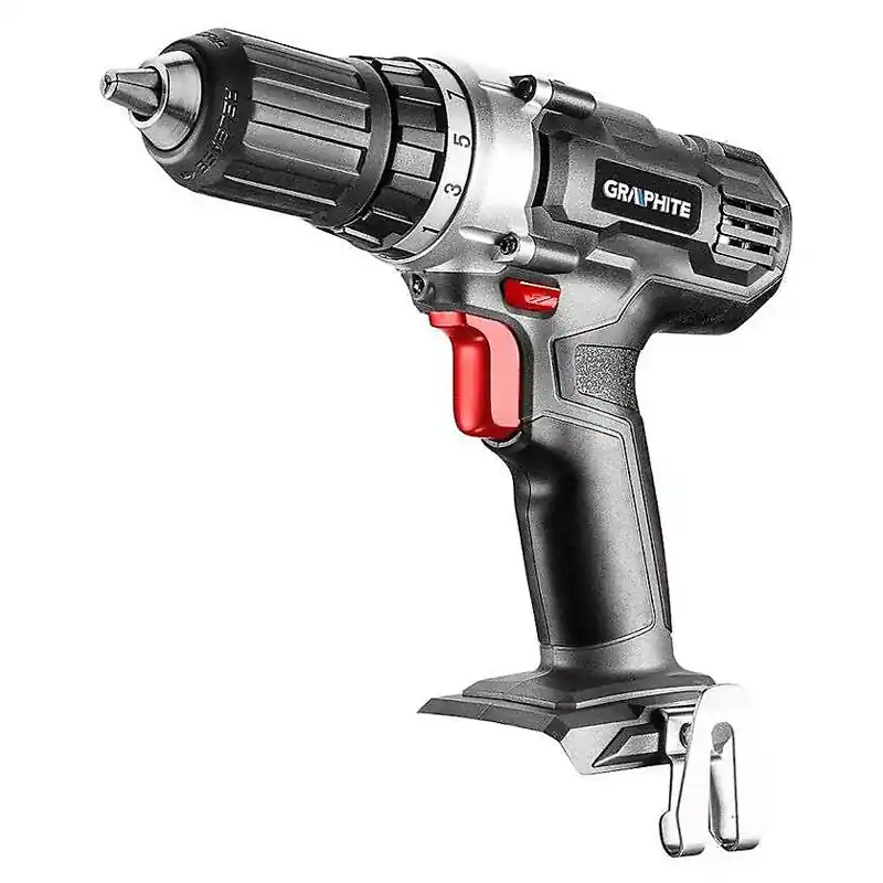 Acheter En Ligne Perceuse sans fil Energy+ 18V, Li-Ion, mandrin 13 mm, sans batterie – GRAPHITE – 58G006