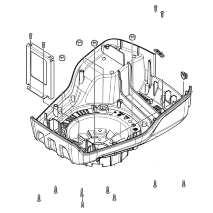 Couvercle Inférieur Du Moteur Pro 5979378-01 Top Vente