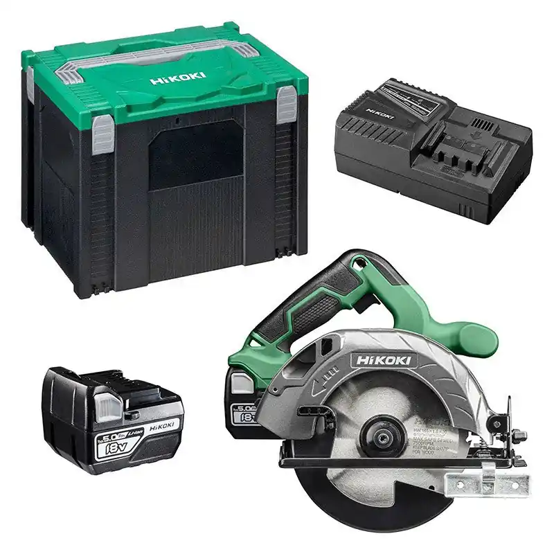 Quantité Limitée Scie circulaire 18V HIKOKI C1806DAWRZ 2 x 5,0Ah Ø 165mm 57mm