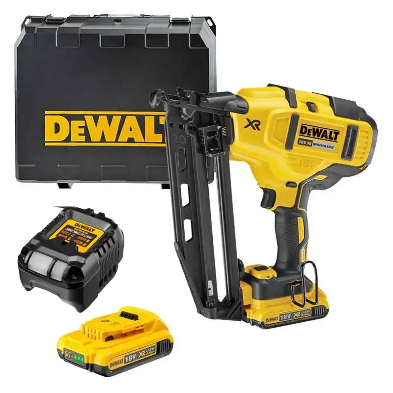 Cloueur de finition 16Ga 18V DEWALT DCN660D2-QW Brushless avec un coffret et 2 batteries 2,0 Ah Satisfait Ou Remboursé