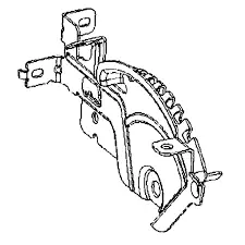 Ensemble de support, soudure, déflecto 5979923-02 Produit De Marque