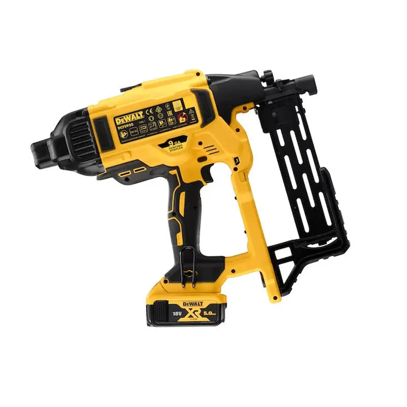 Nouveauté Agrafeuse pour clôture 18V DEWALT DCFS950P2-QW avec coffret et 2 batteries 5,0 Ah