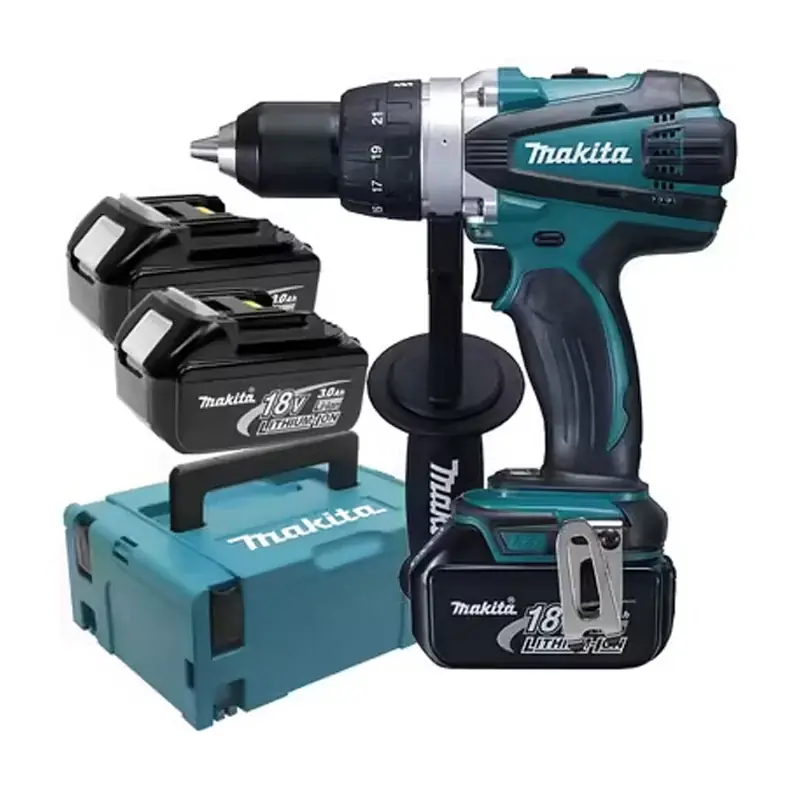 Perceuse visseuse Li-ion MAKITA DDF458RF3J – 91 Nm +3 batteries 3,0Ah 18V en Makpac Bon Marché