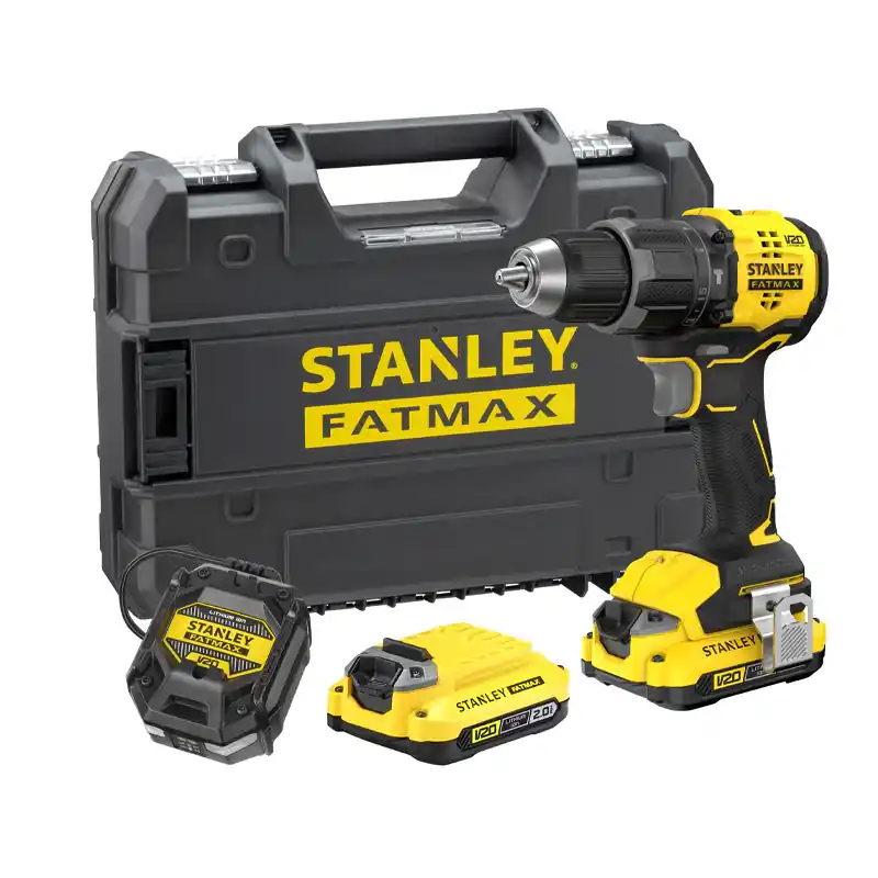 Quantité Limitée Perceuse Visseuse À Percussion 80 Nm Brushless – Lithium 18V – 2 Batteries 4 Ah En Kit Prostack – SFMCD726M2T-QW STANLEY FATMAX V20
