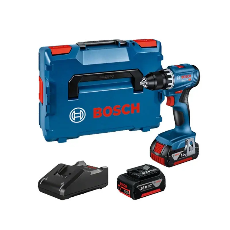 Perceuse – visseuse sans fil BOSCH GSR 18V-45 06019K3204 + 2 batteries 3Ah 18V en L-Boxx Professionnal Super Prix