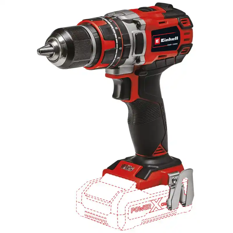 Professional Perceuse Visseuse à percussion sans fil 18V 50Nm EINHELL TE-CD 18/50 Li-i BL Solo Power X-Change (vendu sans batterie) Populaire