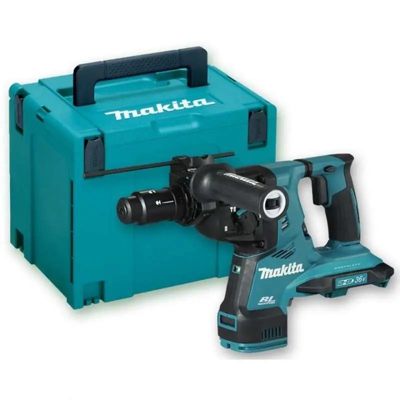 Perfo-burineur MAKITA DHR281ZJ SDS-Plus 36V (2x18V) Li-Ion 28mm (vendu sans batterie) avec Coffret MakPac Retour Gratuit