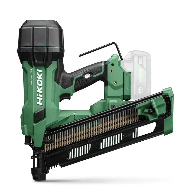 Cloueur charpentier Tête Ronde bande plastique 90mm 21°- 18V Brushless Hikoki NR1890DRAW9Z – Hitcase IV Quantité Limitée