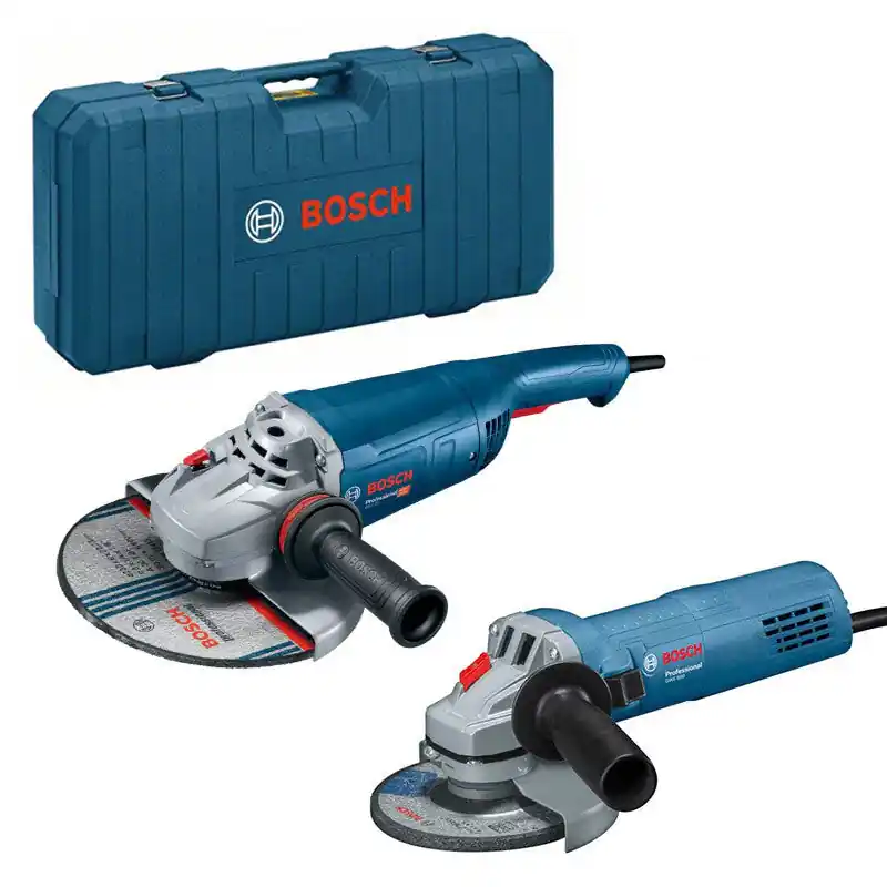 Meilleur Choix Set de meuleuses d‘angle BOSCH 06018C1109 – 230mm et 125mm – En coffret