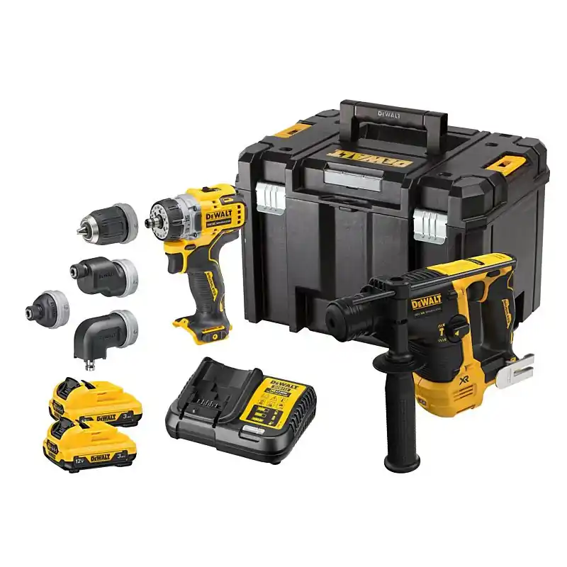 Top Vente Kit 2 outils DEWALT DCK2101L2T-QW XR 12V 3Ah Li-Ion Brushless