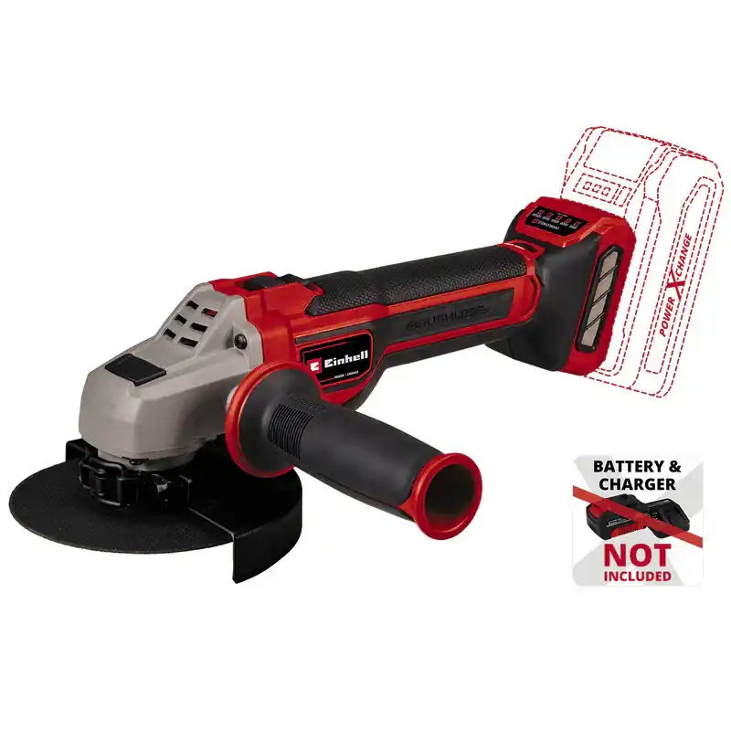 Professional Meuleuse d’angle Ø125mm 18V EINHELL TP-AG 18/125 CE Q Li Power X-Change (vendu sans batterie) Paiement Sécurisé