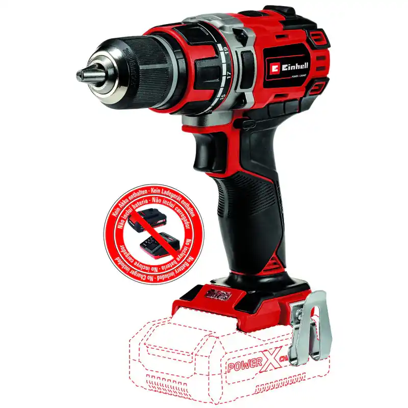 Professional Perceuse Visseuse sans fil 18V 50Nm Brushless EINHELL TE-CD 18/50 Li BL Solo Power X-Change (vendu sans batterie) Certifié