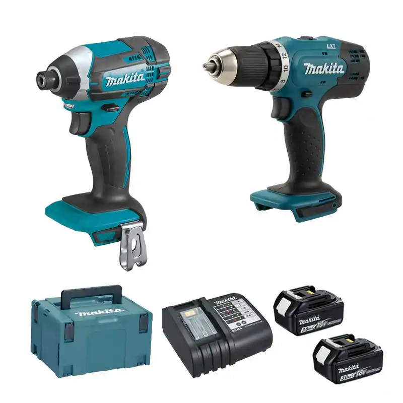 Ensemble de 2 machines 18 V Li-Ion MAKITA DLX2141JX2 3 Ah (DTD152 + DDF453) Achetez Aujourd&rsquo;hui