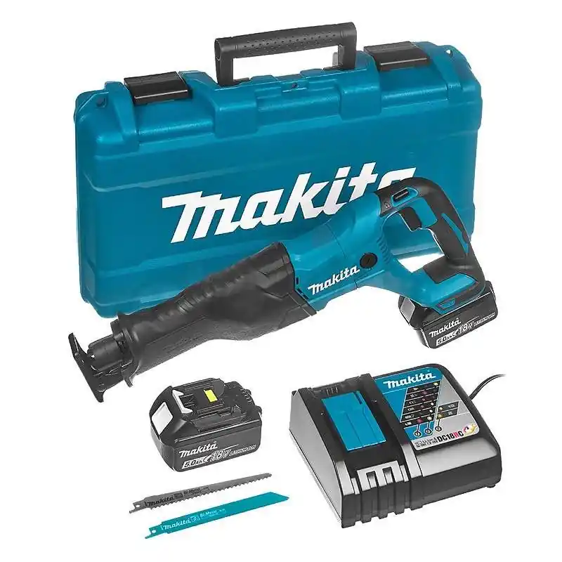 Prix Promo Scie Sabre MAKITA DJR186RTE 18 V Li-ion (2x5Ah) + Coffret