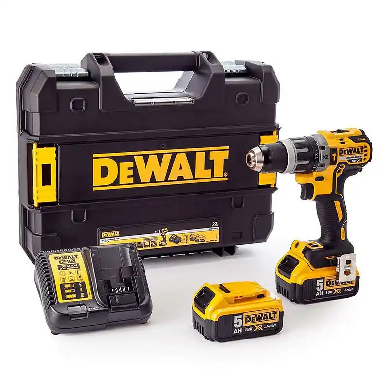 Produit De Marque Perceuse-visseuse à percussion 18V DEWALT DCD796P2-QW Brushless avec coffret et 2 batteries 5,0 Ah
