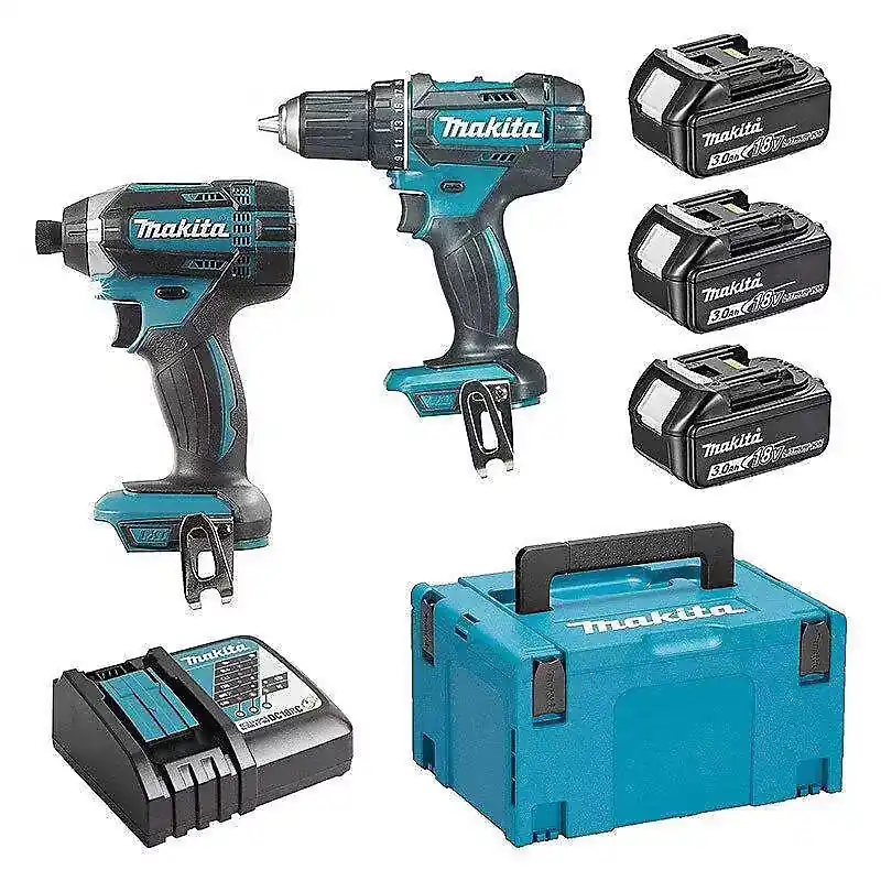 Pack 2 outils MAKITA DLX2127J1 (DDF482+DTD152+BL1830×3+DC18RC+MAK3) Jusqu&rsquo;à Épuisement Des Stocks