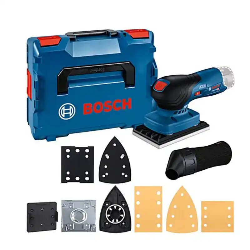 Ponceuse vibrante sans-fil BOSCH GSS 12V-13 – 0 601 9L0 001 Professional (vendu sans batterie) en L-BOXX avec accessoires Prix Choc
