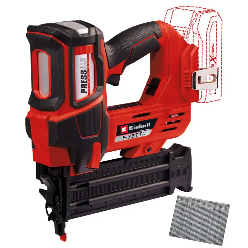 Cloueur sans fil 18V, 60 cps/min EINHELL FIXETTO 18/50 N Solo Power X-Change (vendu sans batterie) Usine Directe