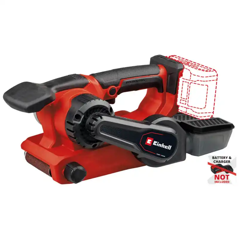 Ponceuse a bande sans fil 18V EINHELL TP-BS 18/457 Li Solo Power X-Change (vendu sans batterie) Certifié