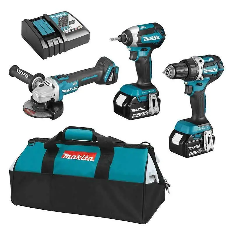 Super Prix Pack 3 Outils MAKITA DLX3125TX1 (DDF484 + DTD153 + DGA506) 18V LXT Li-Ion (2 x 5Ah)