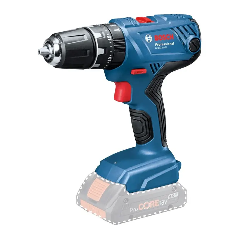 Perceuse-visseuse à percussion BOSCH GSB 18V-21 – 06019H1B02 Professional (vendu sans batterie) Expédition Rapide