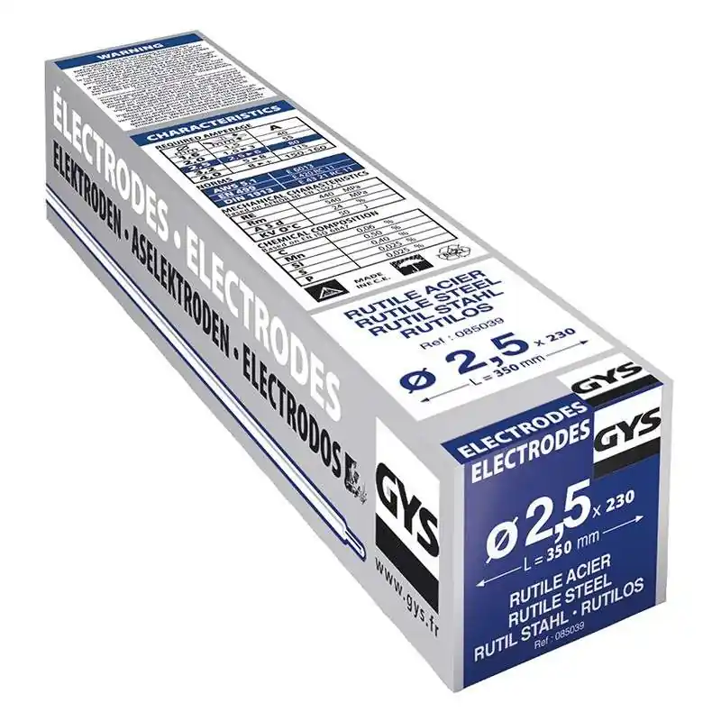 Soldes Étui de 230 électrodes Acier Ø 2.5 mm GYS 085039