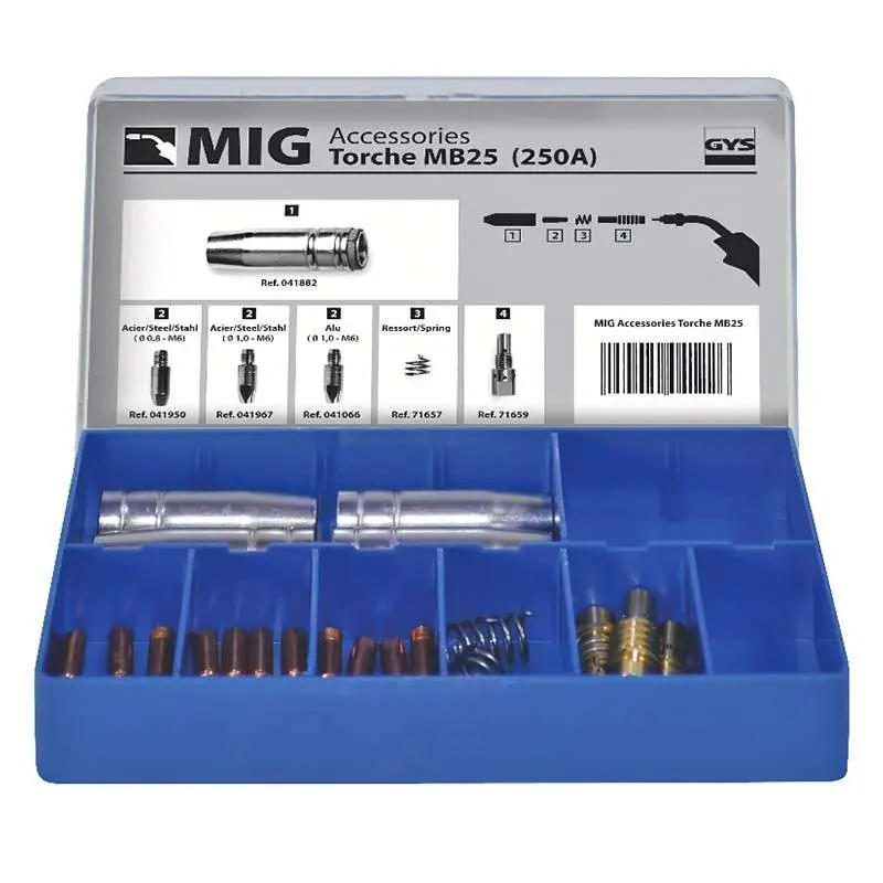 Meilleur Prix Coffret pour Torche MIG 250 A (MB25) GYS 041233