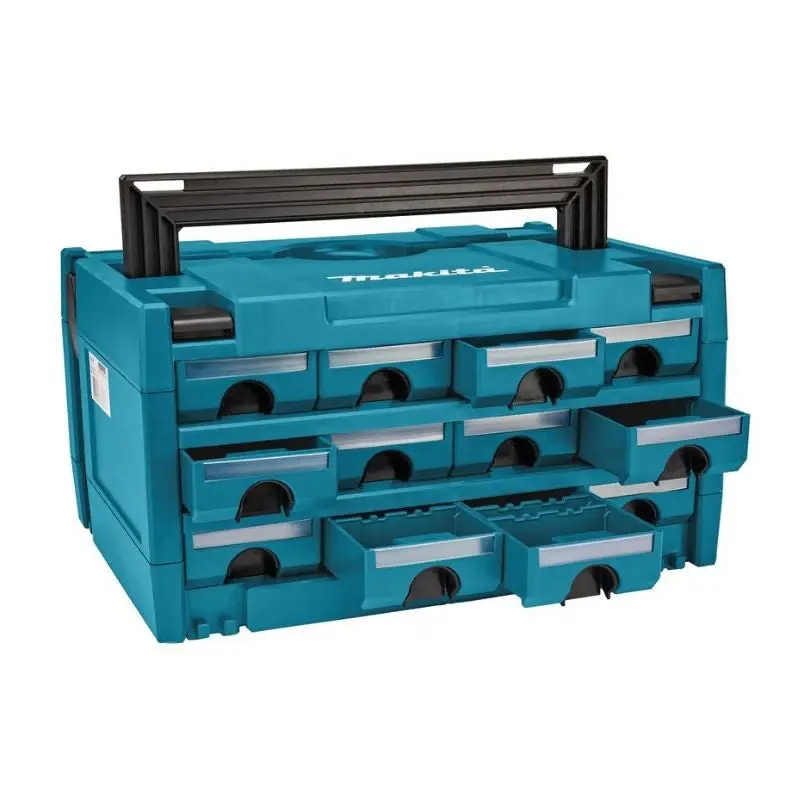 Coffret Mak-Pac avec 12 tiroirs P-84327 MAKITA pour petites pièces et matériel auxiliaire Nouvel Arrivage