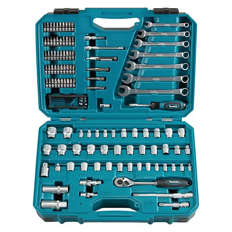 Dernier Modèle Jeu d‘outils en coffret MAKITA E-06616 120 pièces