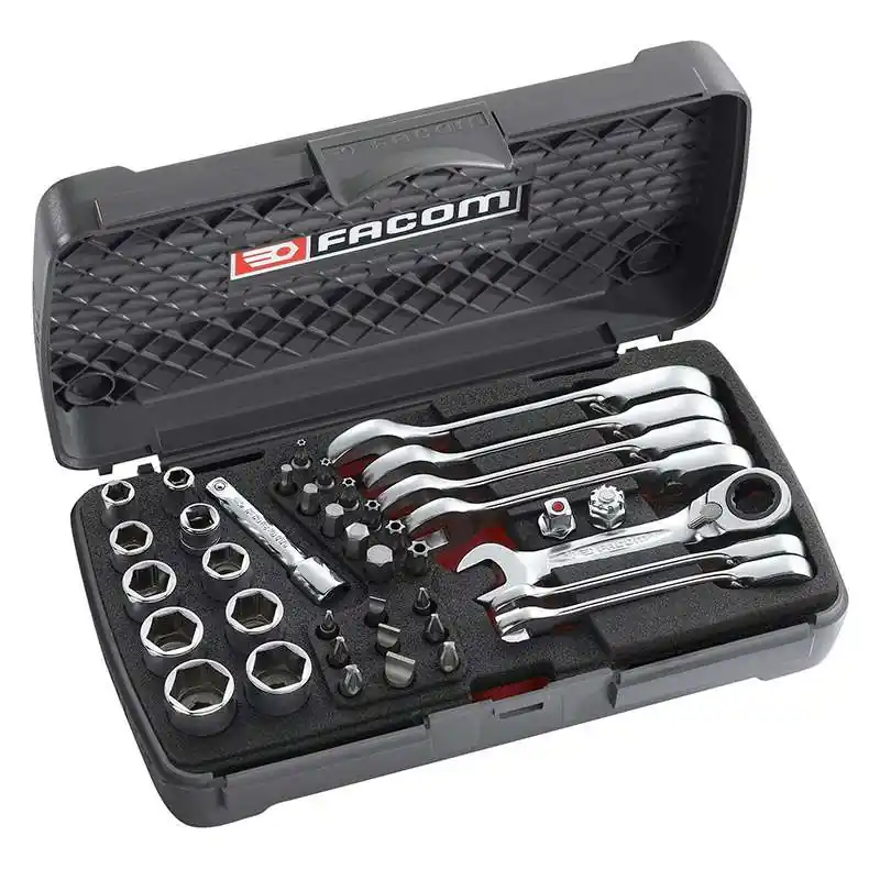 Acheter En Ligne Coffret multi-serrage à cliquet compact FACOM 467BS.BOXPB 40 pièces