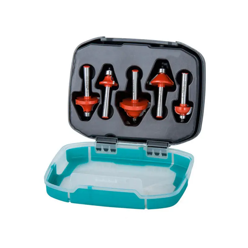 Coffret 5 fraises a profiler WOLFCRAFT 8754000 Ø8 mm longueur 40 mm Livraison Express