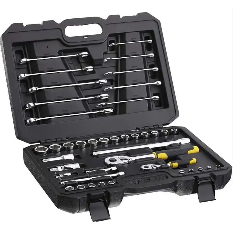 Coffret de douilles ¼’’ + ½’’ + clés mixtes – jeu de 41 pcs – STANLEY – STMT82832-1 Vente Flash
