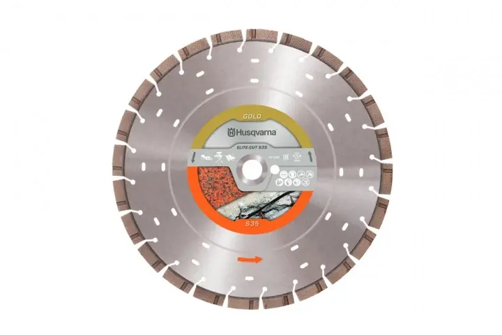 Satisfait Ou Remboursé Husqvarna ELITE-CUT S35 EXO-GRIT™ 350mm