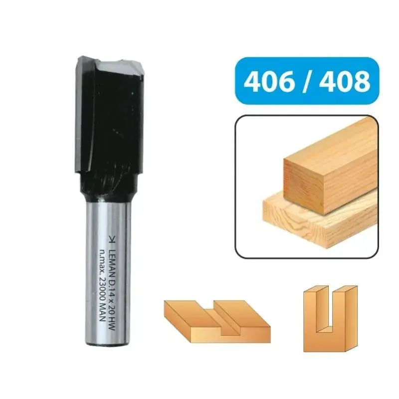 Méche à rainer droite diamétre 6mm LEMAN 406 Acheter Direct