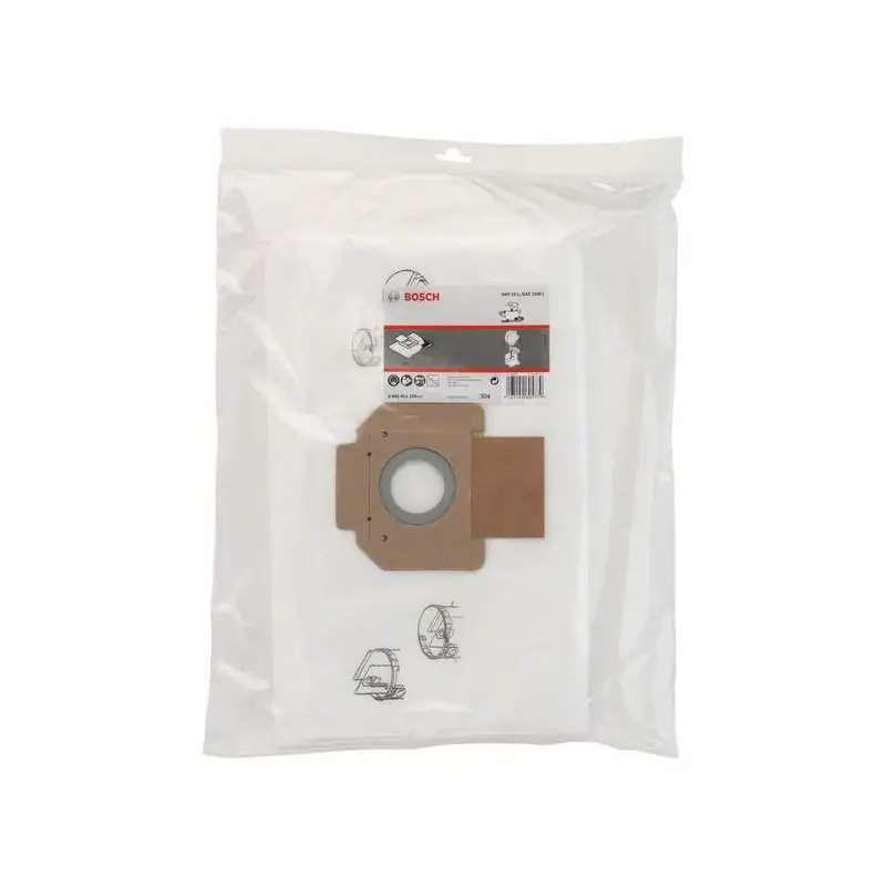Meilleur Prix Lot de 5 Sachets en non-tissé pour Aspirateur BOSCH GAS 15 et GAS 20 L SFC Professional