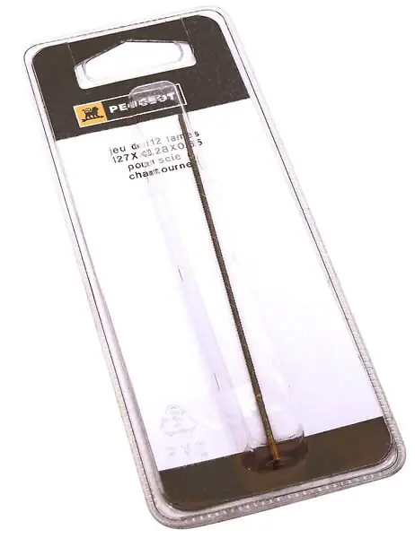 Lames scie à chantourner – 12 pièces – 127×0,28×0,65mm Nouvel Arrivage