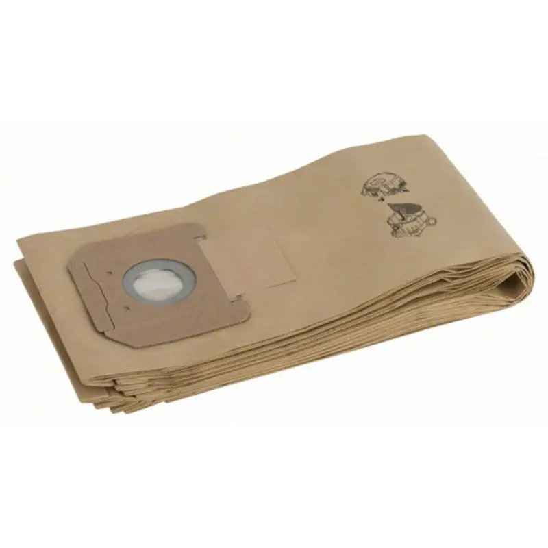 Lot de 5 sac-filtres en papier BOSCH 2607432036 – Pour GAS 55 M AFC Prix Cassé
