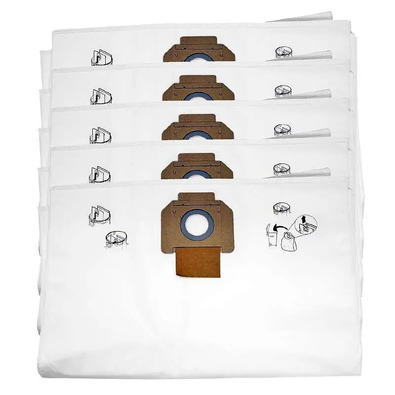 Lot de 5 sacs filtrant en tissu MAKITA P-78293 pour aspirateur MAKITA VC3511L Expédition Rapide