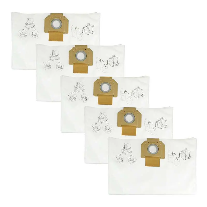 Lot de 5 sacs filtrant en tissu pour MAKITA VC4210L/M Vente Flash
