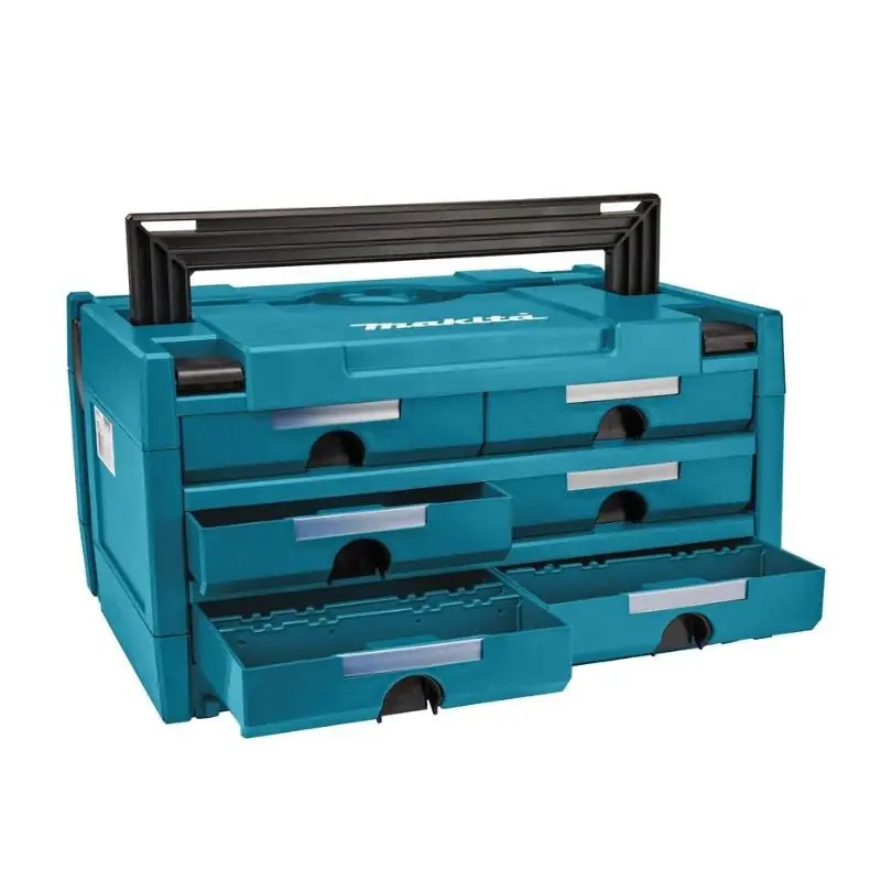 Expédition Rapide Coffret Mak-Pac avec 6 tiroirs P-84333 MAKITA pour petites pièces et matériel auxiliaire