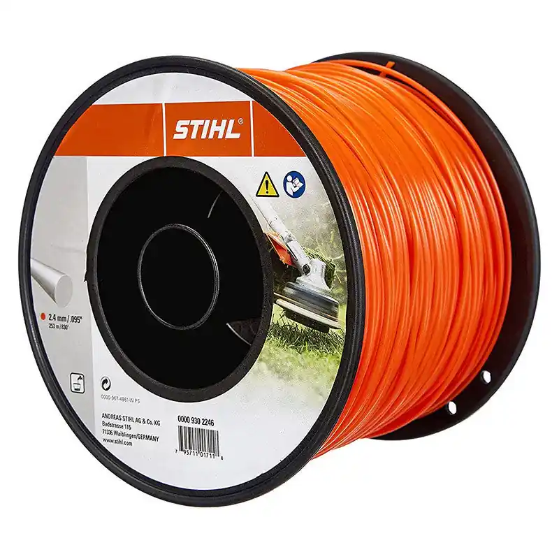 Prix Réduit Bobine de fil rond STIHL 0000 930 2246 2246 diamètre 2.4 mm longueur 253 m