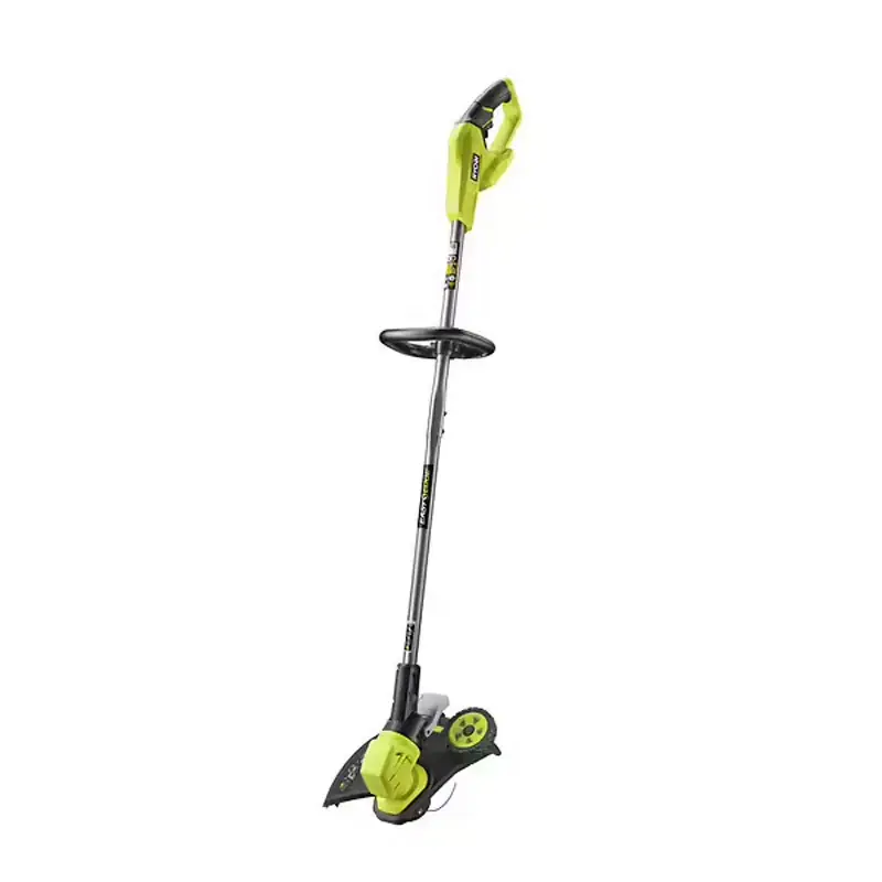 Quantité Limitée Coupe-bordures / dresse-bordures 18V – RYOBI RY18LT33A-0 – Ø coupe 33 cm – fonction dresse-bordures avec commande au pied et roue de guidage – Ø fil 1 x 1,65 mm (vendu sans batterie)