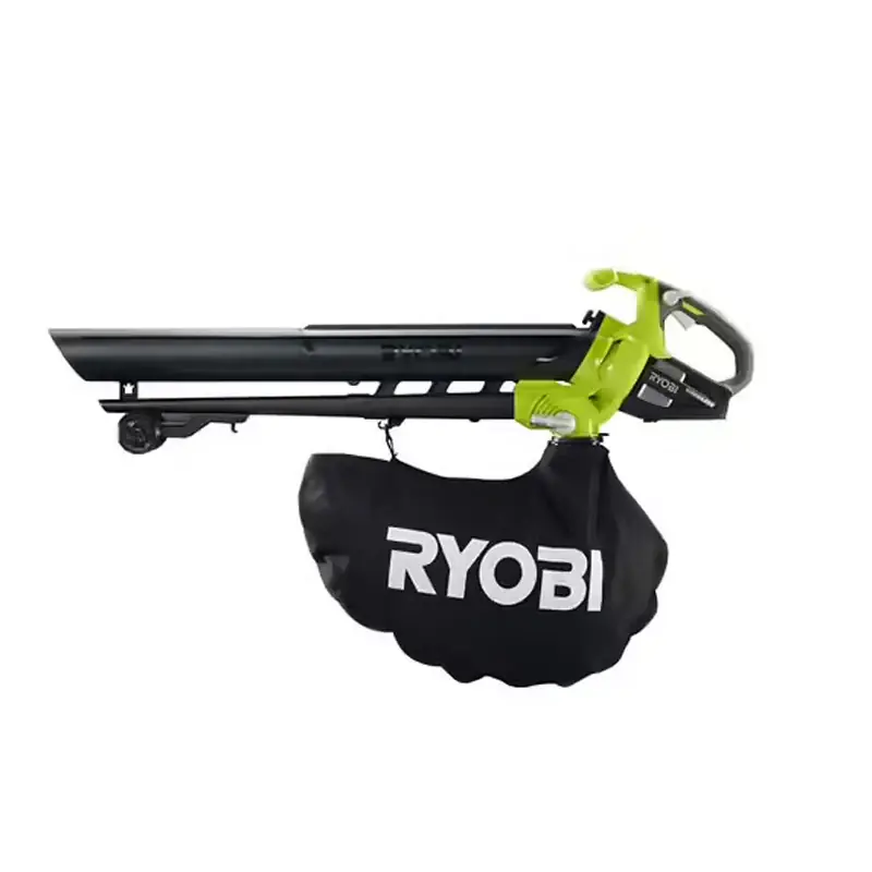 Produit De Marque Souffleur aspiro-broyeur 18V RYOBI OBV18 Brushless sac collecteur 35L (vendu sans batterie)