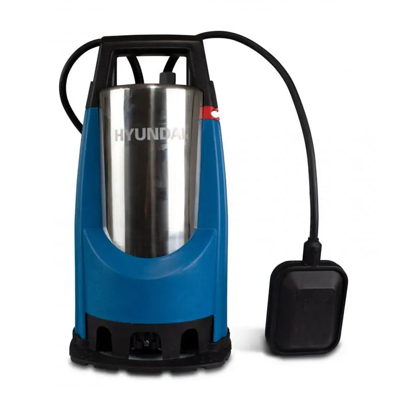 Pompe à eau électrique HYUNDAI – Vide-cave 1100 W 19500 L/h – Eaux chargées Pas Cher