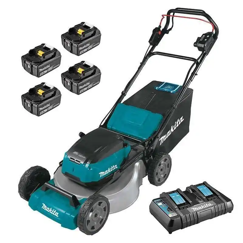 Produit De Marque Tondeuse auto-tractée MAKITA DLM532PT4 36V (2x18V) Li-Ion (4×5,0Ah)