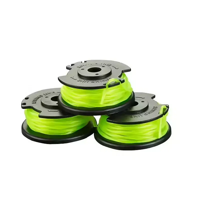 Must-Have Lot 3 bobines RYOBI RAC143 simple fil torsadé Ø2mm pour coupe-bordures sur batterie
